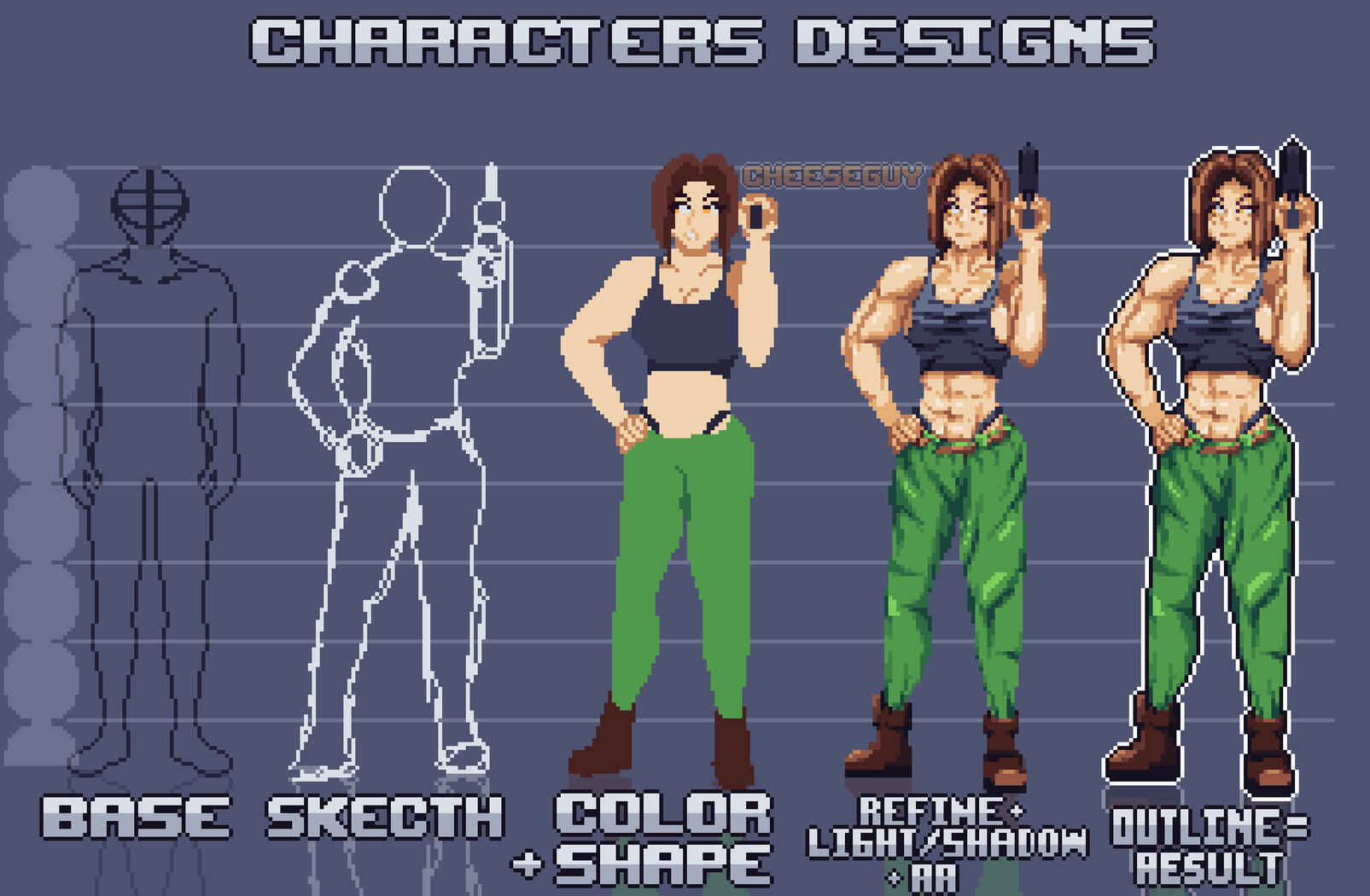 Model Character Design #1