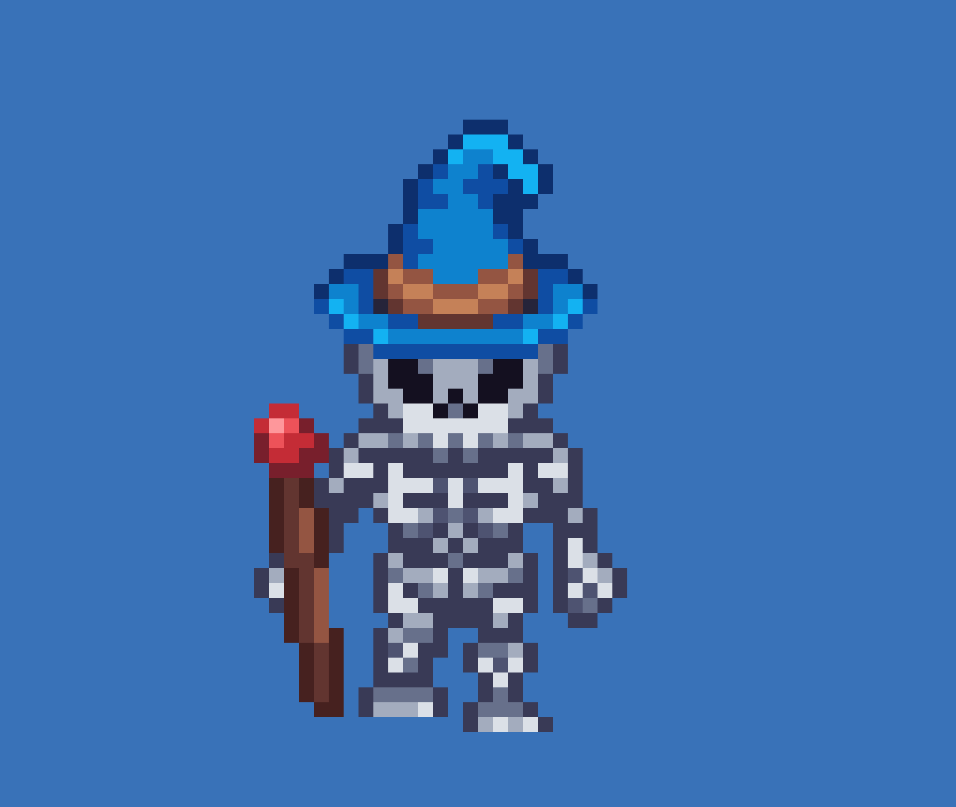 Wizard Skeleton Death