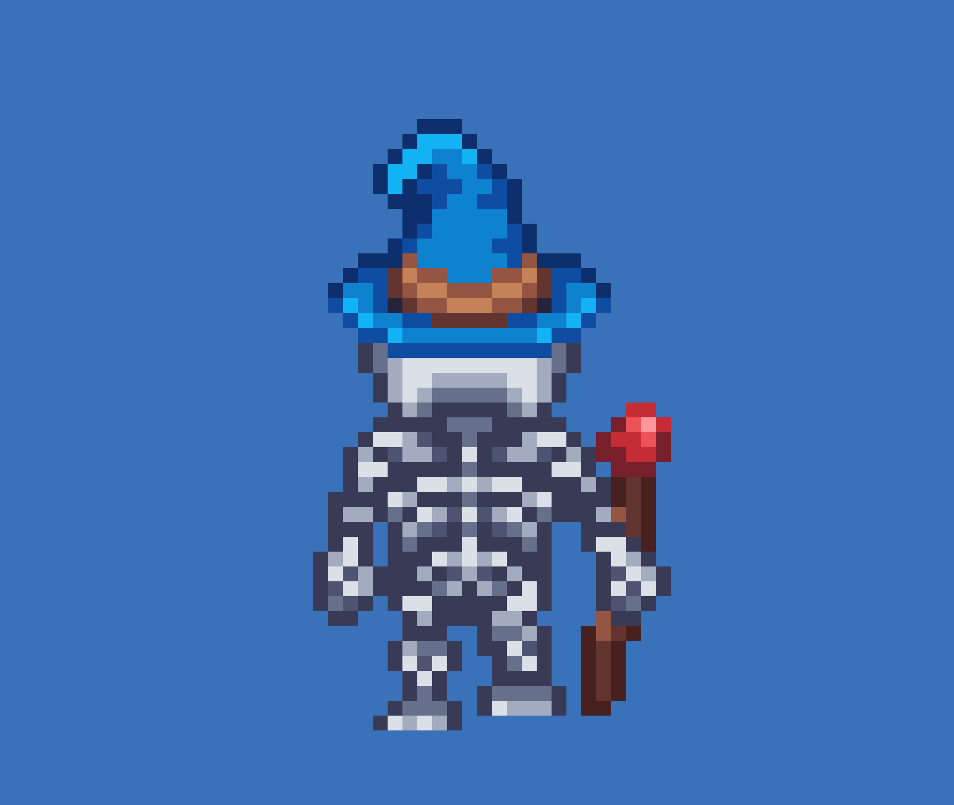 Wizard Skeleton Walk Upward